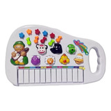 Piano Infantil Teclado Musical Educativo Som De Animais