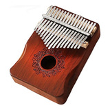 Piano Kalimba Polegar Gecko K17m 17 Teclas Mbira Mogno Madei