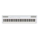 Piano Portatil Yamaha Digital 88 Teclas P125 Branco C Fonte 110v 220v