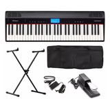 Piano Roland Go Piano 61 Teclas 5 8 Kit sup capa pedal