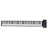 Piano Roll Up De 88 Teclas Piano Elétrico Bluetooth Portátil Função MIDI Piano Digital Dobrável Com Display Digital LED Plugue Dos EUA 