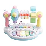Piano Teclado Bebê Instrumento Musical Montessori Brinquedos Educativos Pré Escolares Com Luzes Para Meninos E Meninas A V