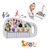 Piano Teclado Brinquedo Musical Criança Bebê Fazendinha
