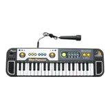 Piano Teclado Infantil Microfone