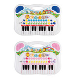 Piano Teclado Musical Infantil Sons Eletrônico Com Gravador