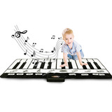 Piano Teclado Tapete Musical Dança Infantil Brinquedo 24