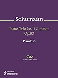 Piano Trio No 1 D Minor Op 63 Cello English Edition 