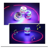 Pião Com Lançador Musical E Acende Luz Premium Cor Colorido