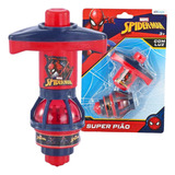 Pião Lançador Spiderman Homem Aranha Brinquedo