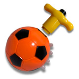 Pião Luminoso Bola Futebol Musical Luz Led Brinquedo Retro
