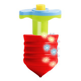 Pião Maluco Flash Top Bola Luz Musical Com Lançador Infantil