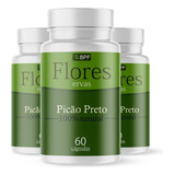 Picão Preto Bidens Pilosa Chá Em Cápsulas 500mg Kit 3 Potes Sabor Neutro