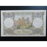 Pick 20 Marrocos 100 Francs De 1938 Mbc