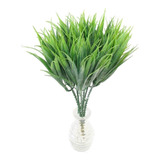 Pick Capim Grama 6 Ramos Planta Realista Decoração Para Vaso