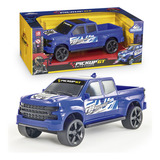 Pickup Gt Caminhonete Carrinho De Brinquedo Menino Cor Azul
