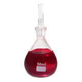 Picnômetro De Vidro Gay lussac Sem Termômetro 50ml