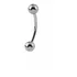 Piercing Aço Cirúrgico Sobrancelha Curvo 6 8 10 12 14 16mm