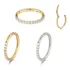 Piercing Argola Articulada Com Pedras - Lindíssima