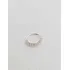 Piercing Argola De Prata 925 Com Pedras Para Orelha E Nariz