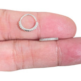 Piercing Argola Extra Fina Cravejada Nostril