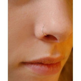 Piercing Argola Fina Nariz Aço Cirurgico