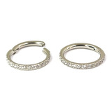 Piercing Argola Segmentada Click Aço C zirconia 8mm