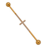 Piercing Barbell Transversal Cruz