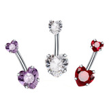 Piercing De Umbigo Coracao