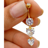 Piercing De Umbigo Dourado
