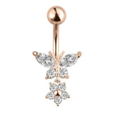 Piercing De Umbigo Dourado