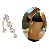 Piercing De Umbigo Dourado
