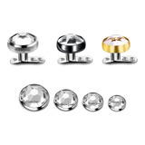 Piercing Microdermal 100 Titânio Hipoalergênico Base Topo