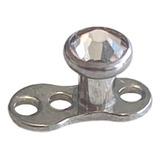 Piercing Microdermal Titânio Topo Zircônia 3mm