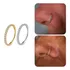 Piercing Nariz Argola Click Cravejada Fininha 8mm