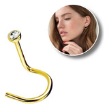 Piercing Nariz Em Ouro