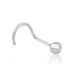 Piercing Nariz Nostril 925 Bolinha 2,5mm Antialérgico