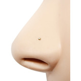 Piercing Nariz Nostril Ouro Amarelo 18k