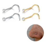 Piercing Nariz Nostril Pedrinha