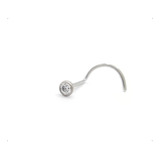 Piercing Nariz Nostril Ponto De Luz Em Titânio
