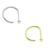 Piercing Nostril D Ring Para Nariz Titânio G23