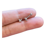 Piercing Orelha Borboleta Tragus Helix Flet Cartilagem Lóbul
