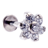 Piercing Titanio Formato Flor