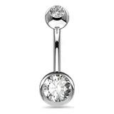 Piercing Umbigo 2 Pedras