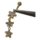 Piercing Umbigo 3 Estrela