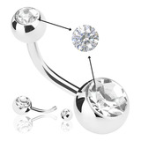 Piercing Umbigo Aco Inox