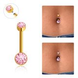 Piercing Umbigo Banana Aco