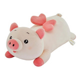 Pig Porquinho Deitado Pelúcia Amigos Do Coração Dm Toys