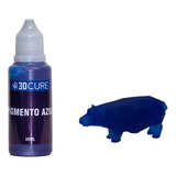 Pigmento 3d Cure Azul Para Resina Impressora 3d 30ml Full