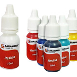Pigmento Leitoso Para Resina Epóxi 10ml Com 11 Cores