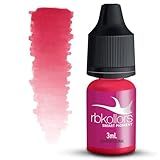 Pigmento Orgânico Para Micropigmentação De Lábios RBKollors True Love Rosa Acentuado 3ml